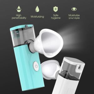 Dispositivi per la cura degli occhi Nano spruzzatore idratante acqua nebulizzata vapore vapore bellezza degli occhi pelle viso macchina a vapore spruzzatore per la cura degli occhi