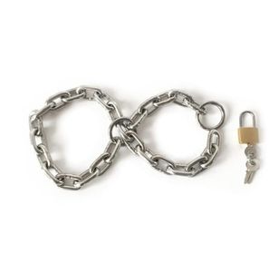 Stainless Steel Chain Handcuffs Adjustable Bracelet Wrist Ankle Collar Restraints Unisex Heavy Duty Locking Shackle DoctorMonalisa6037009