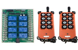 Smart Home Control 433MHz DC 12V 24V 8ch Wireless Remote Switch med 3000 m långdistans Industriell controller sändare4629043