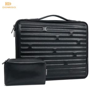 Mochila MCHENG 10 13 14 15,6 polegadas à prova d'água capa para laptop capa macia bolsa de transporte com bolsa de acessórios preta