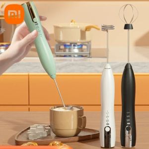 Tools Xiaomi Mijia Portable Rechargeable Electric Milk Frother High Speeds Drink Mixer Coffee Frothing Wand Whisk Cappuccino