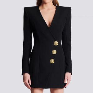 Designer ternos femininos blazer vestido maré marca luz luxo britânico temperamento cintura cinto oeste fino longo jaqueta outono