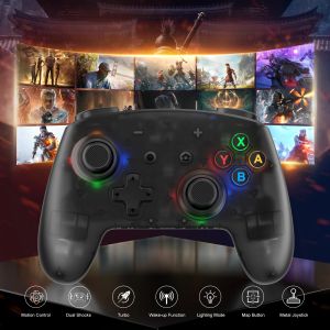 Gamepads LinYuvo KS46 Switch Pro Controller für Nintendo Switch/OLED/Lite-Spielekonsole, kabelloses Gamepad Bluetooth Gaming Joypad für PC