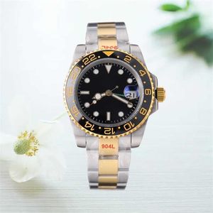 20% OFF relógio masculino mecânico 41mm movimento automático botão deslizante de aço inoxidável negócios monte espontâneo