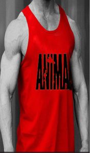 Gym Clothing tank tops Cotton Men Tank Top Hurdles Bodybuilding Fine printed Vest Exercise Fitness Wear Animal Mens Sleeveless Shi7515415