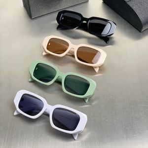 Pra 1:1 Designer-Mode-Sonnenbrille, klassische Brille, Schutzbrille, Outdoor, Strand, Mann, Frau, Mischungsfarbe, optional, dreieckige Signatur für den Außenbereich, SPR17W, schmaler Rahmen