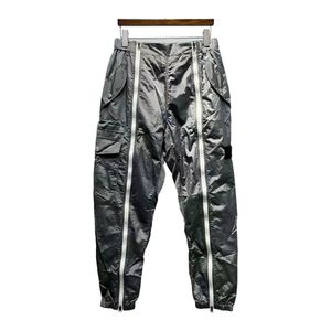 JOGGERS Menhigh Quality Badge Embroidery Mens Fashion Letters Designer Jogger Pants Cargo Pants Topstoney Zipper Long Sports Trousers kläder