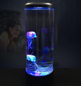 Lampa meduzów LED Nocna światła Aquarium Dekoracja Dzieci 039S Nocna światła stołowa Zmiana lampy nocnej lampa USB Dekoracja domu 8651931