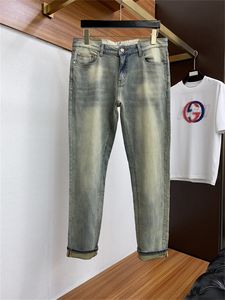 Дизайнерские джинсы, мужские брюки, льняные брюки, мужские джинсы в стиле хип-хоп, потертые рваные велосипедные брюки, облегающие мотоциклетные джинсовые мужские размеры 28-40 #005