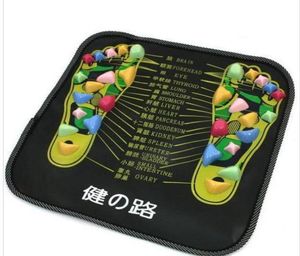 Reflexologi Walk Stone Foot Leg Pain Relieve Walk Massager Mat Health Care Acupressure Mat Pad Massageador8530267