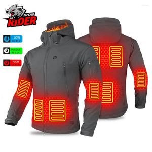 Мотоциклетная одежда, зимняя куртка с подогревом, мужская куртка для катания на лыжах, ветрозащитная, для пешего туризма, сохраняющая тепло, нижняя одежда для рыбалки, USB электрическое отопление