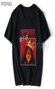 Notorious B I G schwarzer Herren T -Shirt Biggie Smalls Rapper Hip Hop Tee Big Cotton Fode Men S Hochqualitäts Casual 2205204734388