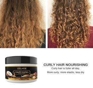 Eelhoe Hair Mask 5 ثوان إصلاح مكيف مجعد التصميم Fluffy تغذية جعل الشعر ناعمًا ناعمًا إصلاحًا عميقًا الكيراتين.