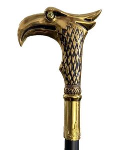 Trekking biegunowy Eagle Metal Sword Cane Cane Stick Craft Outdoor Crutch Starka anty -dekoracyjna 9688604