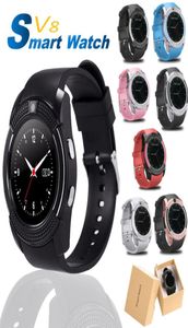 Smart Watch V8 Bluetooth Sport Watches Women Ladies Rel With Camera Sim Card Slot Android Phone Pk Dz09 Y1 A18648788