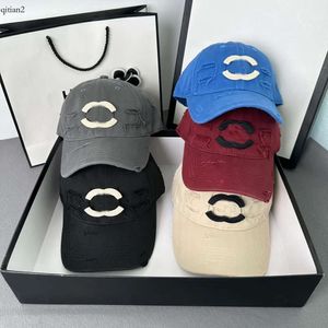 S Desingers C-lettera Berretto da baseball Berretti da donna Manempty Ricamo Cappelli da sole Moda Tempo libero Design Cappello a blocchi 5 colori Ricamato Lavato Protezione solare Abbastanza