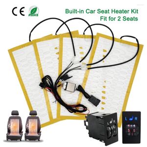 Coprisedili per auto Kit riscaldatore DC 12V adatto per 2 posti in filo di lega cuscinetti riscaldanti rapidi interruttore a 5 livelli per Toyota Camry Corolla RAV4 Highlander