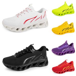 2024 men women running shoes Black White Red Blue Yellow Neon Grey mens trainers sports outdoor athletic sneakers GAI color78