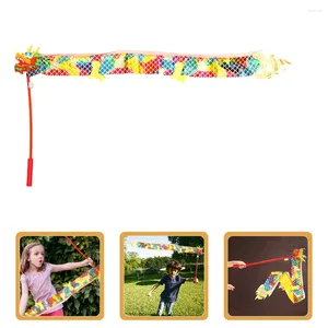 Decoração de festa 3 d brilhante dragão fita ao ar livre playset dança decorativa streamer de seda polipropileno ao ar livre exercício engraçado criança