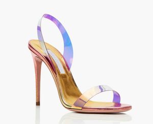 2024 Designer Brands Aquazzuras Women's Sandals Trouble Maker Sandal High Heels Bind Party Wedding Dress Shoes Heel Back Strap Leather Sole Sandal Shoe Box EU35-43