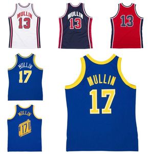 Dikişli Basketbol Forması Chris Mullin 1999-00 93-94 Mesh Hardwoods Klasik Retro Jersey Erkek Kadın Gençlik S-6XL