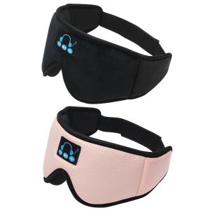 Cuffia/cuffia 3D Stereo Sleeo Sleeping Maschera Bluetooth 5.0 Cuffie Eyepatch Eyeless Aurberi Wireless Maschera elastica Maschera comoda Afferido musicale