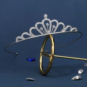 Bellissimi bambini Corona fascia per bambini principessa festa cerchio per capelli strass di cristallo tiara corona per accessori per capelli ragazza