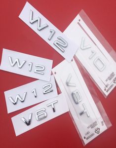 ABSレター番号V6T V8T V10 A4L A5 A6L A7 A8L TT RS7 SQ5 CAR STYLING FENDER SIDE BADGE ROGO STICKER9352301