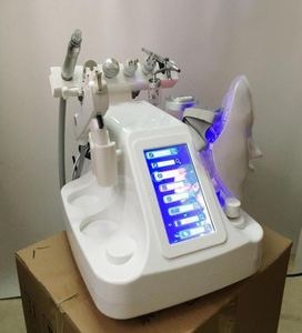 новый 8 в 1 Aqua Peel Water Hydrafacial Дермабразия Глубокое очищение кожи LED PDT Маска Кислородная струя Холодный молоток БИО Подтяжка лица Ultrasoni7486151