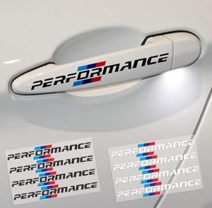 4PCSSET Car Styling Car Door Handle Car Stickers Performance Decoration Universal For BMW f30 f34 f10 e46 e39 e60 e90 e70 e71 x1 6852948