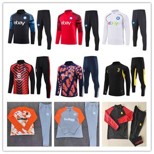 23 24 نابولي كرة القدم ، رجال وأطفال Inter SSC 2024 AC Football Tracksuit Kit Suit Naples Training Suit Milan Chandal Futbol Surverement Foot