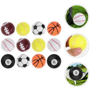 12PCS Golfing Praktyka piłki sportowe do golfowania małe piłki golfowe przenośne golf grający piłki 240301