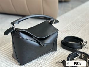 Designer Bag Puzzle Edge Handväska mode axelväskor kvinnor lyxiga crossbody läder korspåsar två axelremmar kvinna på lady handväskor