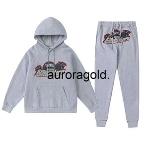 2024 Homens Homens Tracksuits Outono Inverno Trapstar Shooters Tracksuit Hoodie Set Mulheres Oversized Marca Sports Terno Pant Define Impresso Top 23FW