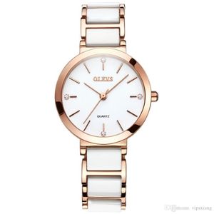 Women Watch Quartz Wristwatch with tungsten steel watchband casual style elegant ladies female clock241V