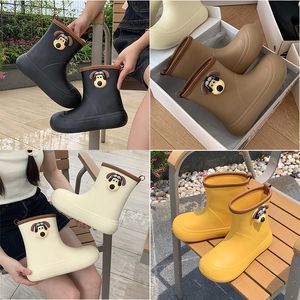 Rainboots Womens غير انزلاق أحذية المطر البالغة أحذية مائية