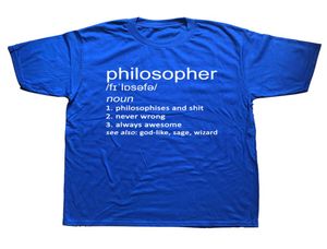 Filozof şaka tanımı erkek tişört felsefe doğum günü komik unisex grafik moda yeni pamuk kısa kollu tişörtler6453828