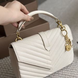 Torba designerska torebka torebki luksusowe torby na ramię sieć złota srebrna torebka torebka oryginalna skórzana torba klap