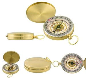G50 Military Prismatic Sighting Pocket Watch Type Compass Copper Folding Compasses Basic Positioning Outdoor Location Map Pointing8277612