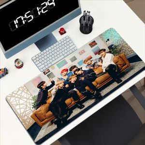 Pads Office Accessories Stray Kids Large Mouse Pad Gamer Computer Desks Desk Mat Pc Cabinet Games Mousepad Anime Keyboard Gaming Mats