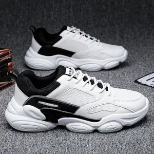 Skor andas rinnande nät sneaker män utomhus klassiker svart vit mjuk jogging promenad tennis sko calzado gai 0036 957