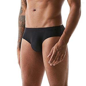 Mutande Intimo di cotone Slip da uomo Sospensorio Comfort Colore puro Mutandine morbide Pantaloncini Uomo sexy Cueca Masculina