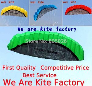 Hohe Qualität 250 cm Dual Line 4 Farben Parafoil Stunt Kite Ganze Fallschirm Sport Strand Outdor Einfach Zu Fliegen5369083
