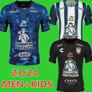 Liga MX 2023 2024 Cf Pachuca Futbol Forma De la Rosa Hernandez Idrissi Terans Ortiz Barreto Pocho E.Sanchez Cabral Ev Away Away 323 24 Futbol Erkek ve Çocuk Gömlek 999