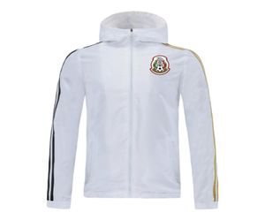 2020 Mexico Autumnwinter Nowa modna marka kurtka mody z kapturem zamek błyskawiczny wiatrówek piłkarski Running Sportswear4851862