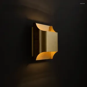 Lampade da parete Noridc Rame Lusso Post Moderno Luce Per Soggiorno Camera da letto Decoratore Estetico Specchio da Bagno Apparecchio di Illuminazione