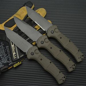 Top Quality BM9070 Folding Knife Black D2 Steel Blade 9070BK Grivory Nylon Fiber Handle Pocket Tactical Camp Hunt Knife Bugout Self-defense EDC Tool 478