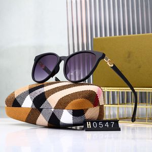 Óculos de sol para mulheres Designer Burberys Sun Glassesnew 2024 Tendência da moda Óculos de sol avançados para homens e mulheres Óculos de sol resistentes aos raios ultravioleta Olhos de gato