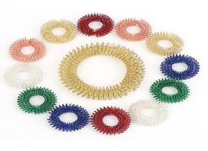 Fidget sensory leksaksring spiky massager finger ringer stress linkelspress spinner leksaker fingrar roliga spel stress lindra adhd auti h4213331