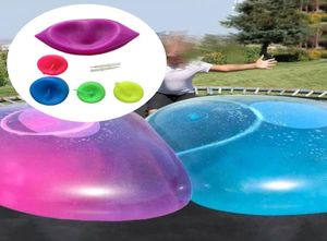 Uppblåsbar bubbelboll leksaker transparent ballong för barn039s utomhusaktiviteter TPR Blowing Balloon Swimming Pool Accessori5975266